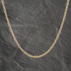 Second Hand 9ct Yellow Gold 24 Inch Rope Chain 41162041