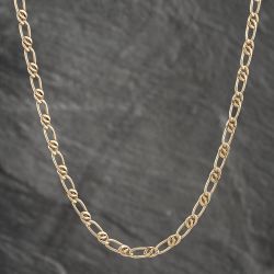 Second Hand 9ct Yellow Gold Fancy 18 Inch Figaro Chain 41162042