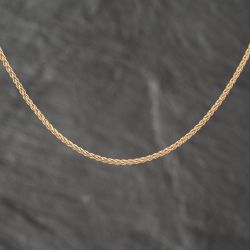 Second Hand 9ct Yellow Gold 16 Inch Foxtail Chain 41162046