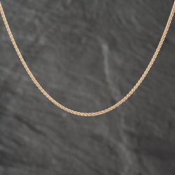Second Hand 9ct Yellow Gold 18 Inch Foxtail Chain 41162048