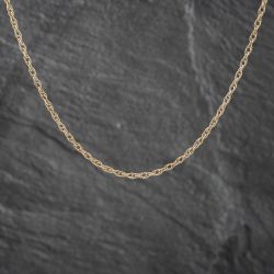 Second Hand 9ct Yellow Gold 19 Inch Prince Of Wales Chain 41162058