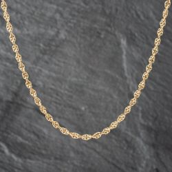 Second Hand 9ct Yellow Gold Fancy 20 Inch Curb Chain 41162072