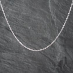 Second Hand 9ct White Gold 19 Inch Foxtail Chain 41162081