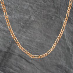 Second Hand 9ct Yellow Gold 3+1 16 Inch Figaro Chain 41162084