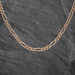 Second Hand 9ct Yellow Gold 3+1 20 Inch Figaro Chain 41162086