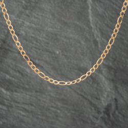 Second Hand 9ct Yellow Gold 21 Inch Figaro Chain 41162090