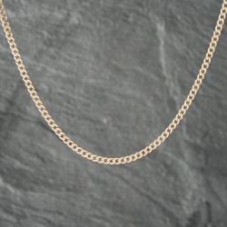 Second Hand 9ct Yellow Gold 18 Inch Curb Chain 41162095