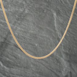 Second Hand 9ct Yellow Gold 18 Inch Curb Chain 41162097