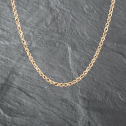 Second Hand 9ct Yellow Gold 25 Inch Rope Chain 41162107