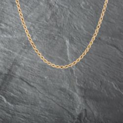 Second Hand 9ct Yellow Gold 18 Inch Rope Chain 41162109