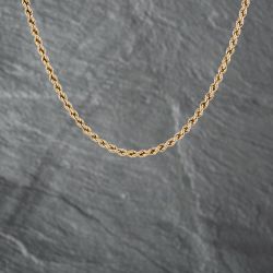 Second Hand 9ct Yellow Gold 17 Inch Rope Chain 41162110