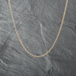 Second Hand 9ct Yellow Gold Rounded Fancy 22 Inch Belcher Chain 41162113
