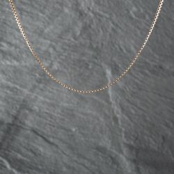 Second Hand 9ct Yellow Gold Fancy Flat 16 Inch Box Chain 41162120