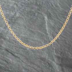 Second Hand 9ct Yellow Gold Round 17 Inch Belcher Chain 41162140