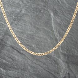 Second Hand 9ct Yellow Gold 20 Inch Curb Chain 41162143