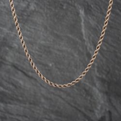 Second Hand 9ct Yellow Gold 18 Inch Rope Chain 41162146