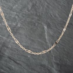 Second Hand 9ct Yellow Gold Fancy 18 Inch Trace Chain 41162158