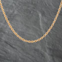 Second Hand 9ct Yellow Gold 18 Inch Rope Chain 41162161