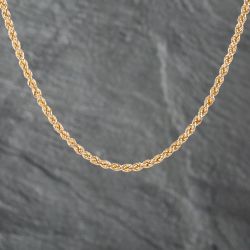 Second Hand 9ct Yellow Gold 18 Inch Rope Chain 41162162