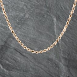 Second Hand 9ct Yellow Gold 18 Inch Rope Chain 41162185