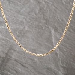 Second Hand Vintage Rose Gold 17 Inch Belcher Chain 41162207