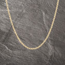 Second Hand 9ct Yellow Gold 20 Inch Rope Chain 41162208