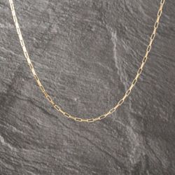 Second Hand 9ct Yellow Gold 19 Inch Paper Link Chain 41162210