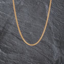 Second Hand 9ct Yellow Gold 18 Inch Curb Chain 41162211