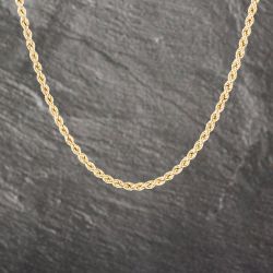 Second Hand 9ct Yellow Gold 28 Inch Rope Chain 41162213