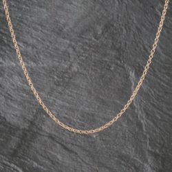 Second Hand 9ct Rose Gold 19 Inch Prince Of Wales Chain 41162225