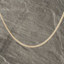 Second Hand 9ct Rose Gold 19 Inch Curb Chain 41162238
