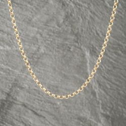 Second Hand 9ct Yellow Gold 16 Inch Belcher Chain 41162239