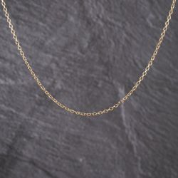 Second Hand Vintage Yellow Gold 16 Inch Trace Chain 41162256