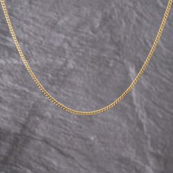 Second Hand 9ct Yellow Gold 18 Inch Curb Chain 41162268