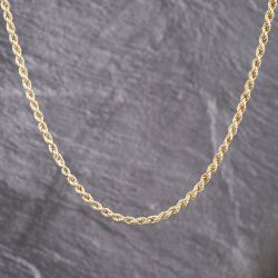 Second Hand 9ct Yellow Gold 19 Inch Rope Chain 41162270