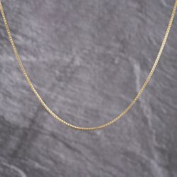 Second Hand 9ct Yellow Gold 21 Inch Box Chain 41162273