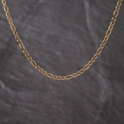 Second Hand 9ct Yellow Gold 20 Inch Figaro Chain 41162279
