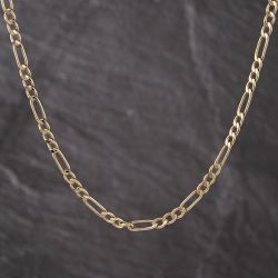 Second Hand 9ct Yellow Gold 24 Inch Figaro Chain 41162280
