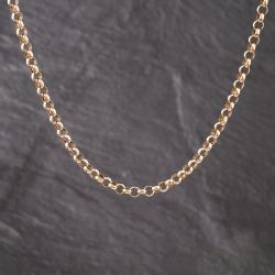 Second Hand 9ct Rose Gold 18 Inch Belcher Chain 41162294