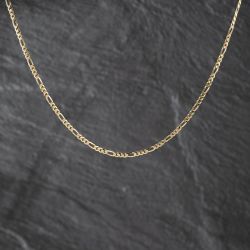 Second Hand 9ct Yellow Gold 16 Inch Figaro Chain 41162312
