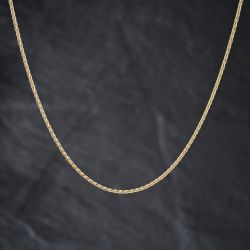 Second Hand 9ct Yellow Gold 18 Inch Foxtail Chain 41162350
