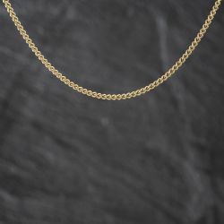 Second Hand 9ct Yellow Gold 16 Inch Curb Chain 41162388