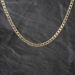 Second Hand 9ct Yellow Gold 18 Inch Curb Chain 41162390