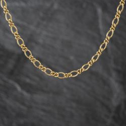 Second Hand 9ct Yellow Gold 18 Inch Fancy Chain 41162405