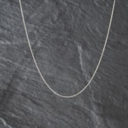 Second Hand 18ct White Gold 16 Inch Trace Chain 41162406
