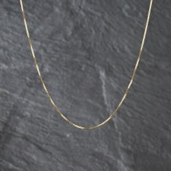 Second Hand 18ct White Gold 16 Inch Box Chain 41162407