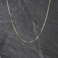 Second Hand Yellow Gold 16 Inch Box Chain 41162408