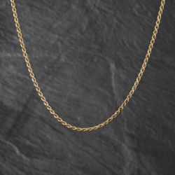 Second Hand 9ct Yellow Gold 19 Inch Rope Chain 41162412