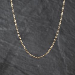 Second Hand 9ct Yellow Gold 15 Inch Box Chain 41162436