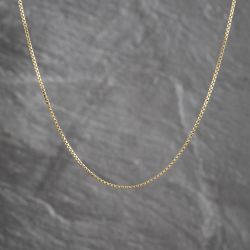 Second Hand 18ct Yellow Gold 20 Inch Box Chain 41162489